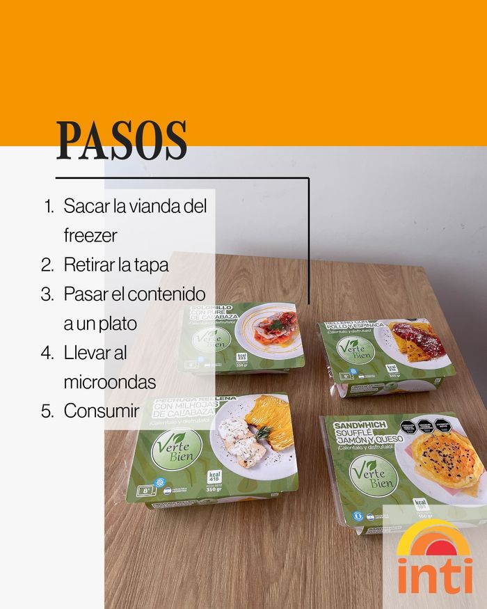 Placa de VerteBien: los pasos para calentar la vianda